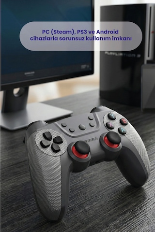 Xo Gp3 Turbo Özellikli Kablosuz Gamepad - Pc Ps3 Android Uyumlu Seri Atış Modu