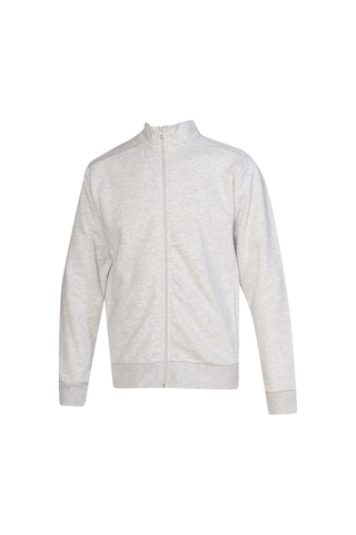 Hummel Pulse Male Fermuarlı Sweatshırt 922425-9098 Gri