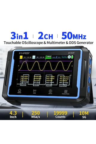 2c53p 3in1 El Tipi Tablet Osiloskop& Multimetre & Sinyal Jeneratö
