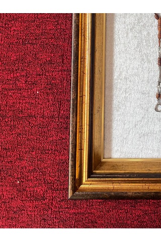 Tespih Çerçevesi - Tespih Sergilemek İçin Hakiki Camlı Ürün