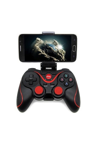 T3 Wireless Kablosuz Oyun Kolu Bluetooth Joystick Gamepad Pc Tele