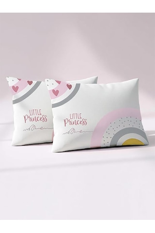 Kanz Pamuklu 2'li Bebek Yastık Kılıfı 35x45 Cm - Pembe
