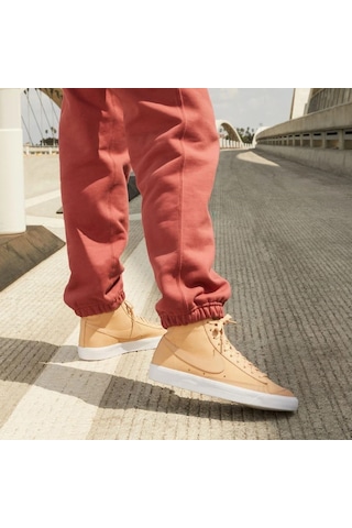 Nike Blazer Mid Premium Kadın Bej Spor Ayakkabı Dq7572-200 001