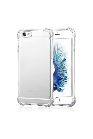 Apple Uyumlu iPhone 6S Plus Kilif Köse Korumali Seffaf Silikon Kapak 392958092