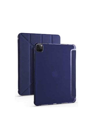 Apple Uyumlu iPad Pro 11 2021 3.nesil Kalemlikli Standlı Katlanır Kılıf Diğer