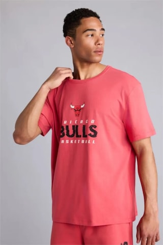 Defacto Nba Chıcago Bulls Standart Fıt Bisiklet Yaka Kısa Kollu Tişört E4865ax26sprd132 Kırmızı-rd132