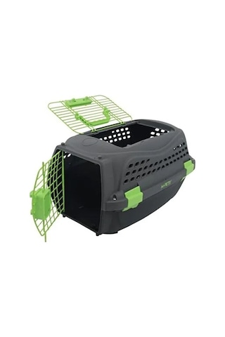 M-pets Eco Giro Carrier Taşıma Çantası Small Siyah Yeşil