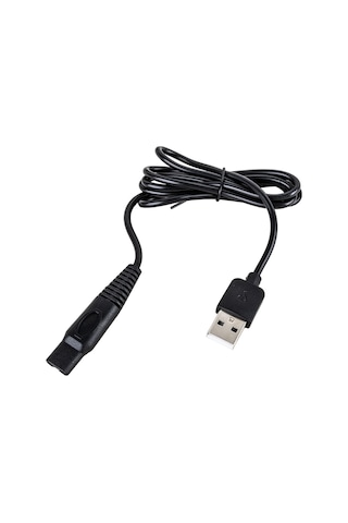 Ayt Tıraş Makinaları İçin Usb Şarj Kablosu 1 Metre Tıraş Makinası Elektirik Enerji Kablosu No:10