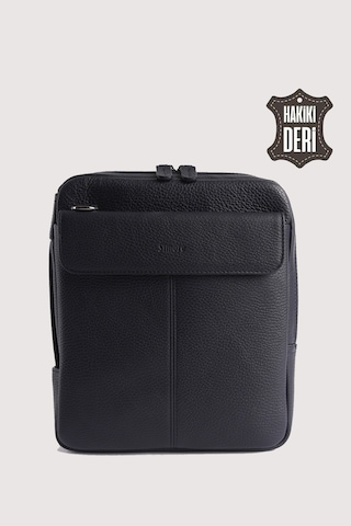Hakiki Deri Erkek El Çantası Lacivert Smr9280 Lacivert