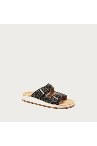 6303-black Terlik Kadın 77 249 Yc Fly Flot Cloth Siyah