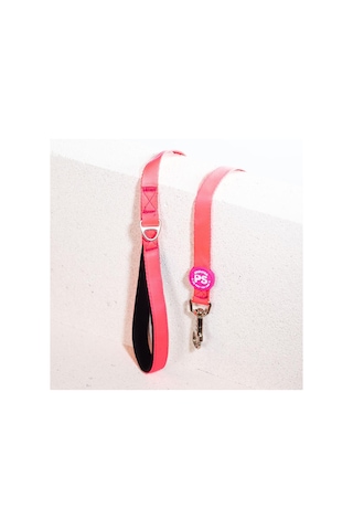 Pawstar Neon Pembe Leash Kedi Köpek Sevk & Gezdirme Kayışı Köpek Uzatma Tasması Pembe
