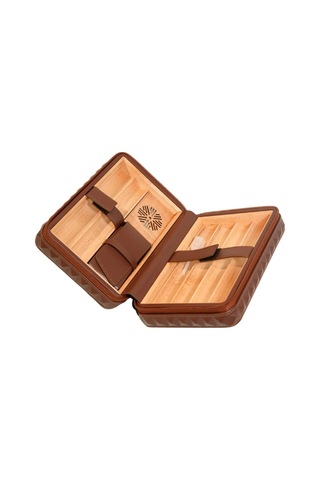 Colibri Quasar Kahverengi Puro Taşıma Çantası & Seyahat Humidoru - Tr9755
