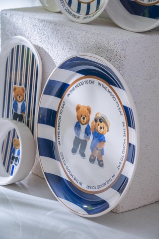 Acar Cool Bear 6 Kişilik 21 Parça Kahvaltı Takımı Çok Renkli