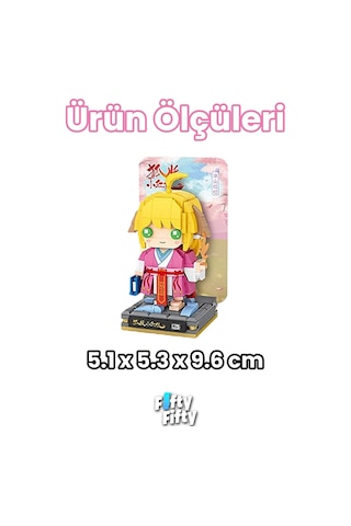 Loz Micro Anime Serisi 1327 Modeli 294 Parça Dekoratif Oyuncak Yapım Seti Yapı Blok Fflz-1327
