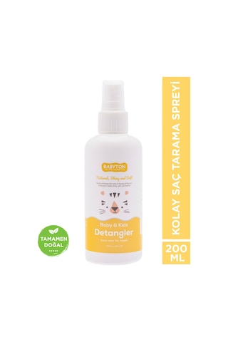 Babyton Bebek ve Çocuklar için Kolay Saç Tarama Spreyi 200 ML