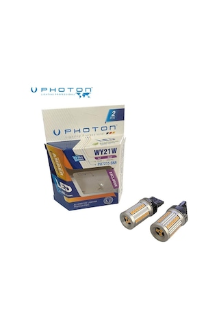 Photon 12v 1016 Ampul Led Dipsiz T20 Turuncu 2 Ad