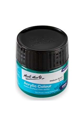 Akrilik Renkli Boya Signature 100ml - Phthalo Green Çok Renkli