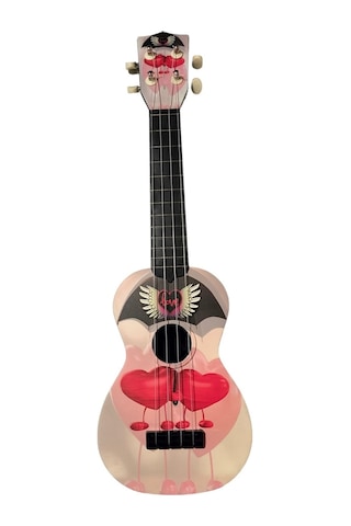 Soprano Ukulele Sevgi Desen Kapak