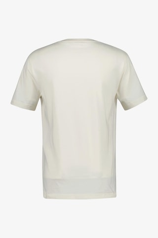 Gant Erkek Regular Fit Bisiklet Yaka Logolu T-shirt - Krem Cream