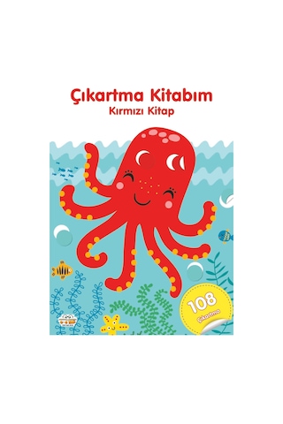 Çıkartma Kitabım Serisi Kırmızı, Mavi, Sarı Ve Yeşil Kitap Seti