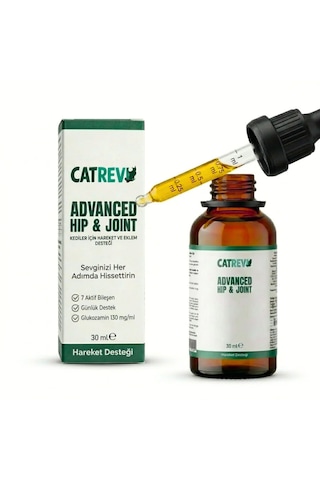 Catrevi Kedi Eklem Ve Hareket - Sıvı Glukozamin Msm İçeren Güçlendirici Takviye Destekleyici Hip&joint Damla 30ml
