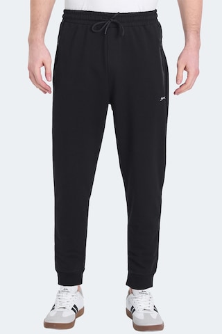 Slazenger Ognen I Erkek Fermuar Cepli Siyah Eşofman Altı Siyah