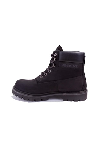 Hammer Jack 10216600 Siyah Ortopedik Günlük Unisex Deri Bot 001