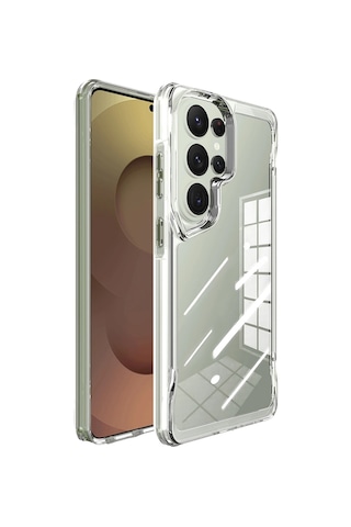 Samsung Uyumlu Galaxy S26 Ultra Kılıf Redclick T-max Kapak Şeffaf