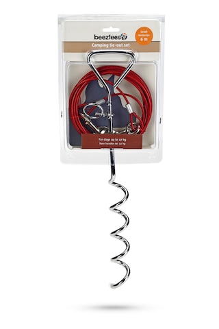 Beeztees Köpek Ve Kedi Bahçe Bağlama Kancası Ve 6m Halatı, 27kg'y