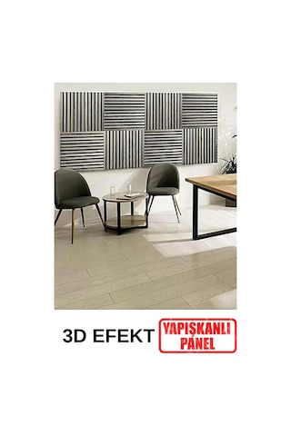 Yapışkanlı Silinebilir Gri Esnek Akustik Panel 68cmx68cm Ev Ofis Salon Duvar Kağıdı Paneli Nw189 Gri
