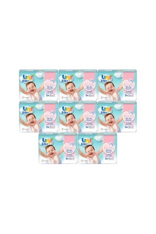 Uni Baby Islak Havlu Mendil İlk Adım 52 Yaprak 24 Lü Set 8pk 3 24'lü Set