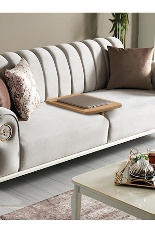 Lena Koltuk Sehpası - 40x30 - Atlantik Çam Atlantik Çam