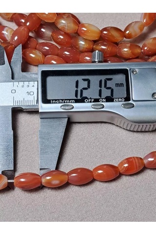 Beautiful Stones Oval Şeklinde Kırmızı Karnelyan Boncuklar 233238604