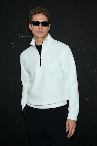 Lufian Chase Erkek Sweatshirt Kırık Beyaz Kırık Beyaz 112030213100510