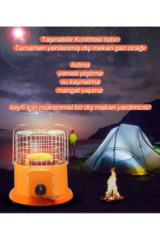Shufa Glampıng Portatif Tüplü Soba
