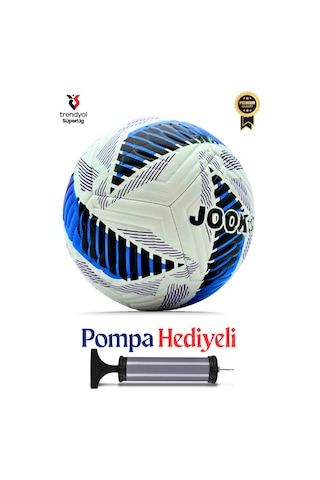 Futbol Topu Dikişli Sert Zemin Ve Çim Zemin + Pompa Çok Renkli