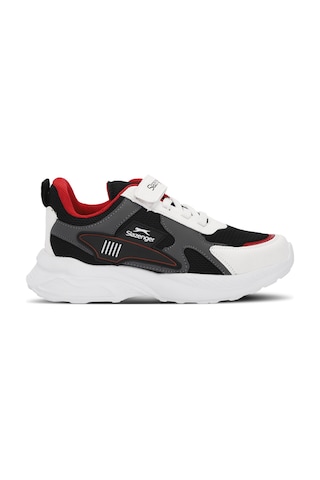 Slazenger KEMBA Çocuk Cırt Cırtlı Beyaz / Siyah Günlük Spor Ayakkabısı