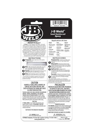 J-b Weld Şırınga - 25 Ml Çok Yüzeyli Hızlı Süper Güçlü Epoksi Yapıştırıcı