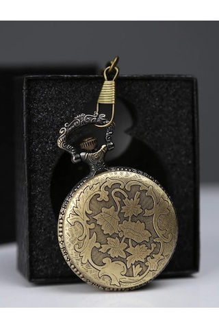 Özel Kutulu Tren Temalı Köstekli Saat Alk4670