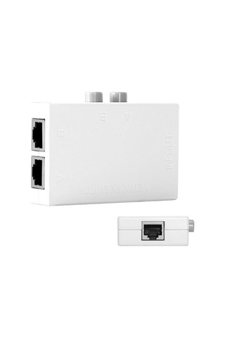 Cbtx UTP STP 2 Portlu RJ45 LAN Ağ Anahtarı Harici Ağ Switcher Box