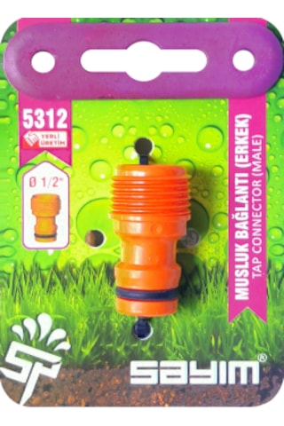 Otomatik Musluk Bağlantısı Erkek 1/2" 2 Adet