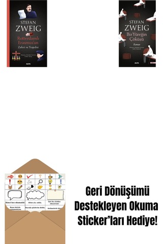 Rotterdamlı Erasmus Un Zaferi Ve Trajedisi + Bir Yüreğin Çöküşü + Okuma Sticker'ları