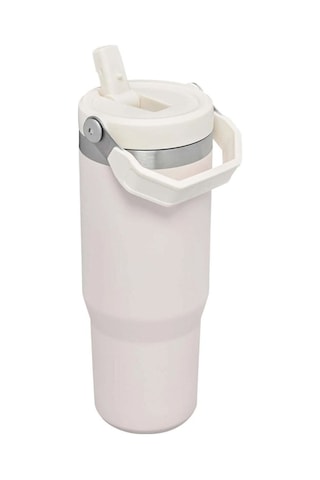 Stanley The Iceflow Flip Straw Pipetli Termos Bardak Gülkurusu  0.89 L