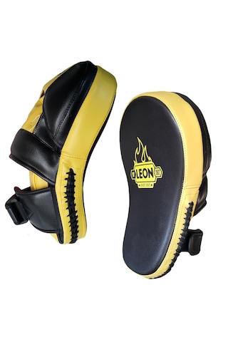 Leon Master Profesyonel Kick-boks Ve Muay Thai El Lapası Sarı Siy