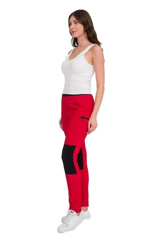 Q&Steinbock Kadın Tayt Afrodit Outdoor Spandex-23601 Kırmızı