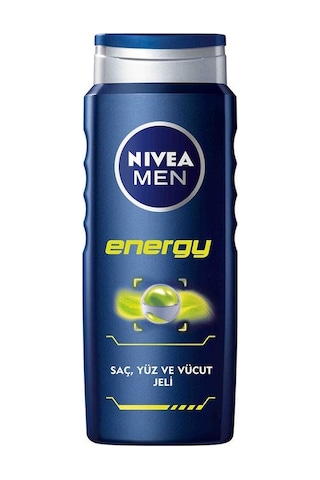 Nivea Men Energy Erkek Saç ve Vücut Şampuanı 500 ML Nivea Men Energy Erkek Saç ve Vücut Şampuanı 500 ML
