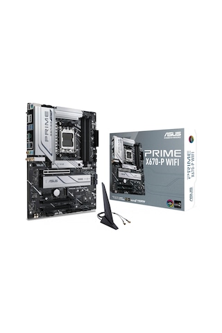 Asus Prime X670-P WIFI AMD X670 6400 MHz (OC) DDR5 Soket AM5 ATX Anakart