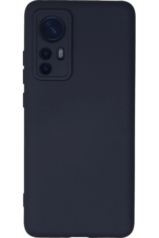 Xiaomi Mi 12 Kılıf Nano İçi Kadife Silikon - Lacivert Düz Renkli