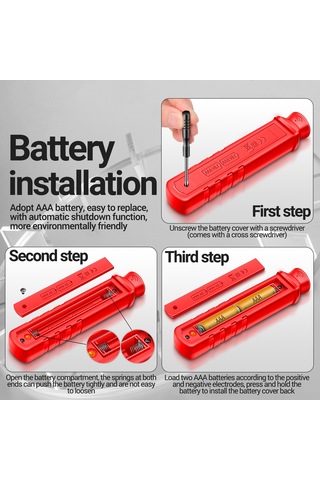 Kosona Aneng Gn902 Ev Ofis Dışarı Elektromanyetik Radyasyon Testeri Lcd Ekranlı Alarma Sahip Mavi Pil Dahil Değil