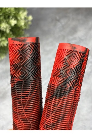 Homaland Bmx Akrobatik Bisiklet Ve Scooter İçin Gidon Tutacakları 374602818 Kırmızı